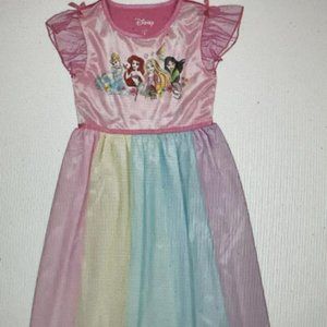 NEW WITH TAGS: AME /Toddler  DISNEY Girls Multi Princess Nightgown